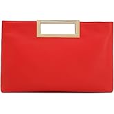 CHARMING TAILOR Fashion PU Leather Handbag Stylish Women Convertible Clutch Purse