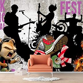 Wall Murals for Bedroom Abstract Banksy Street Art Removable Wallpaper Peel and Stick Wall Stickers - 66x96 inches