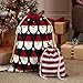 Hallmark Drawstring Christmas Gift Bag Set (2 Fabric Bags with Drawstrings; 1 Medium 10