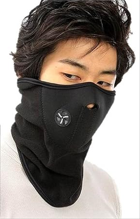 Amazon 防寒 フェイスマスク ネックウォーマー フリース On Dolce バイク 自転車 サバゲー スノボー スキー 釣り 登山 アウトドア に Nw004 レッド On Dolce スポーツ アウトドア