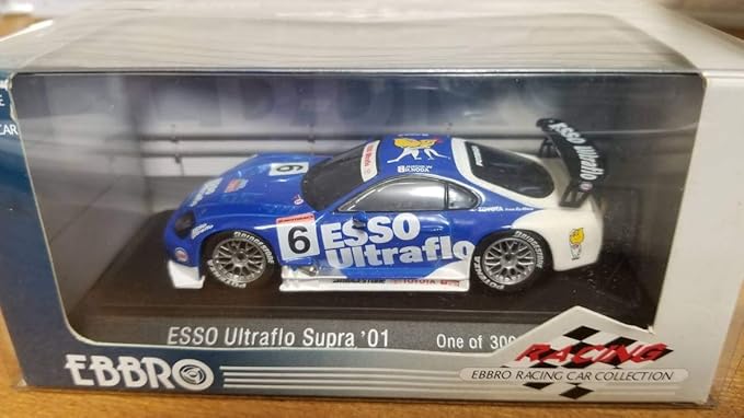 Amazon 希少 エブロ 1 43 Jgtc01 エッソ ウルトラフロー スープラ ミニカー ダイキャストカー ホビー