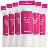 600 PCS Cotton Rounds–100 Count (Pack of 6)-Soft, Absorbent, Cotton Face Pads for Makeup Removal, Skincare, Skin Care and Gen