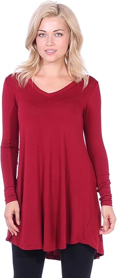 extra long tunic tops for leggings plus size
