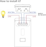 ECO-NEWLEAF Wireless Kinetic Switch LED Dimmer Receiver 0-100% 240V view 7