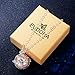EUDORA Harmony Bola Tree of Love Angel Chime Caller Pendant 20mm Musical Chime Prayer Bell 30'' Necklace Peach