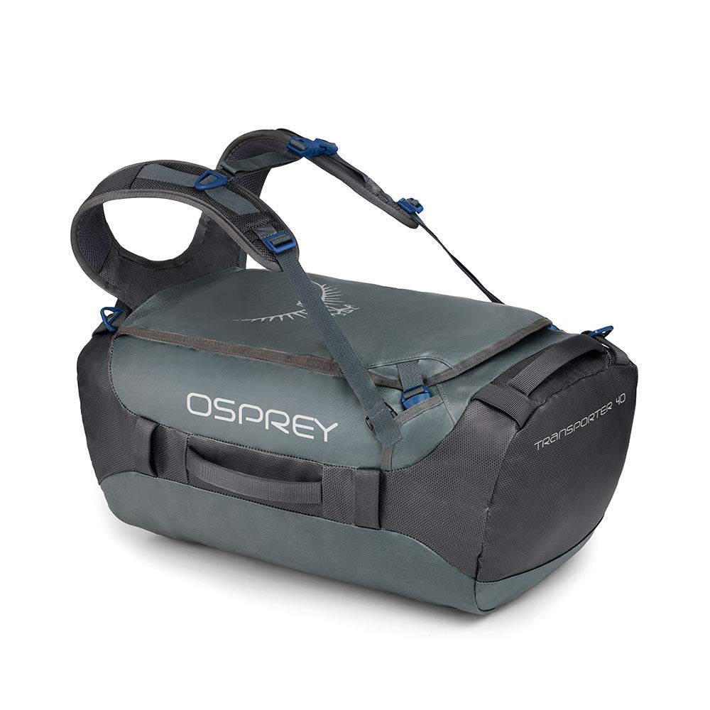 Osprey Transporter 40 Unisex Durable Duffel Travel Pack with Harness and Detachable Padded Shoulder Strap