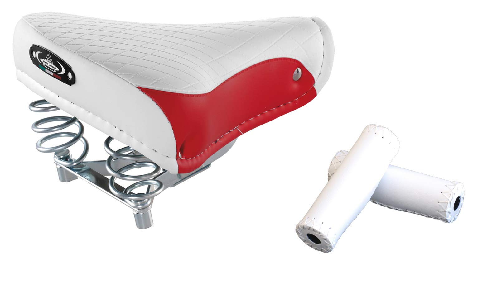 Montegrappa Saddle For City Wheel Beach Cruiser Holland Wheel in Vintage Retro Look 1750 Export + Montegrappa Handles