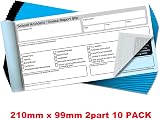Cherry Printers 2-Part NCR Accident Report Book 50 Sets 210x99mm 10 Pack view 4
