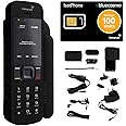 BlueCosmo Inmarsat IsatPhone 2.1 Satellite Phone Kit & 100 Unit Prepaid SIM (90 Days) - Global Coverage - Voice, SMS, GPS Tracking, Emergency SOS
