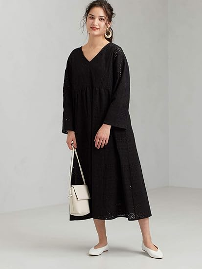 Amazon Co Jp グリーンレーベルリラクシング Cfc カットワーク カフタン ワンピース 0900 レディース ブラック 09 Free 服 ファッション小物 Amazon Co Jp グリーンレーベルリラクシング Cfc カットワーク カフタン ワンピース 0900 レディース ブラック 09 Free 服 ファッション小物