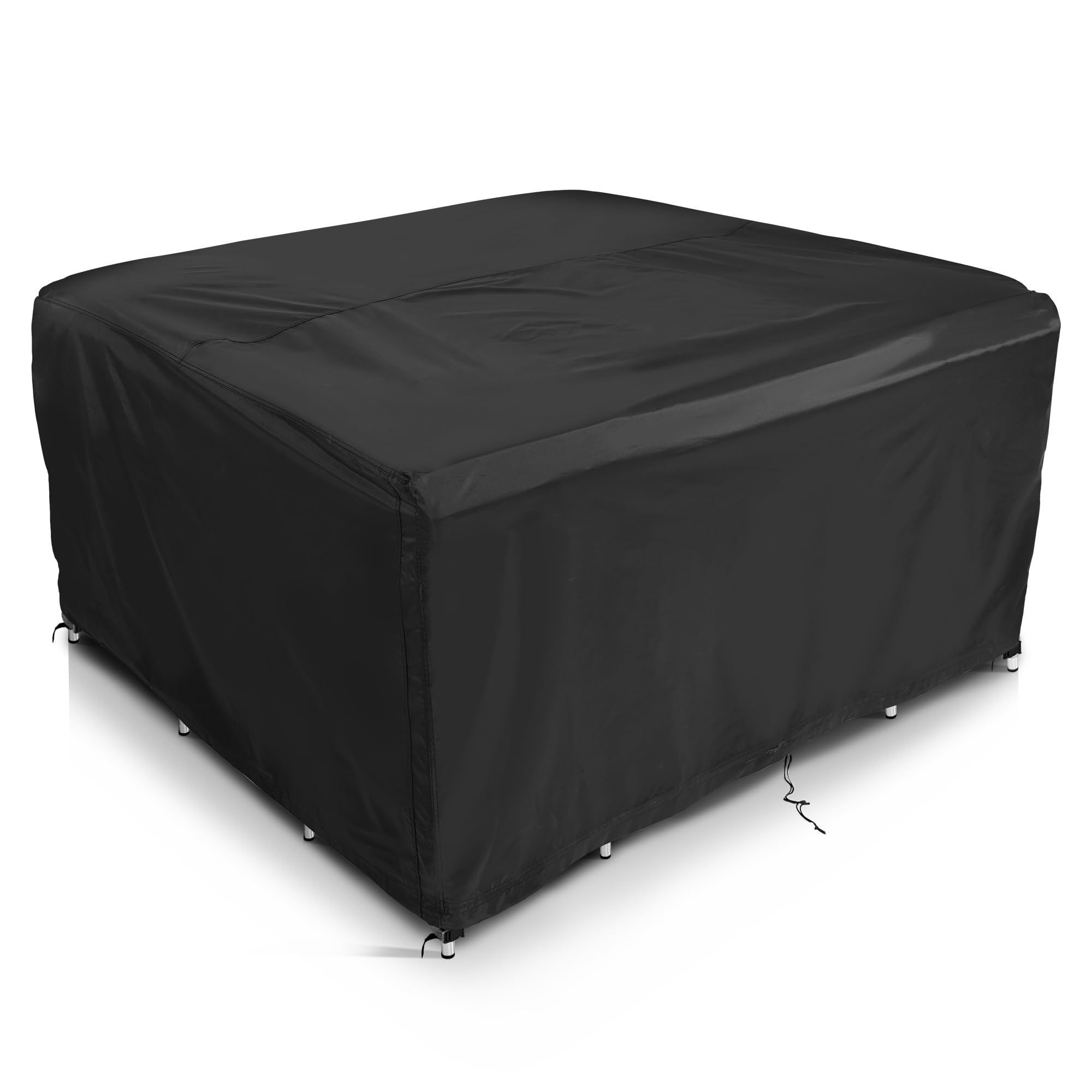 COMLAX FIELD Garden Furniture Covers 180x120x75cm, Outdoor Furniture Covers Waterproof, Large Rectangular Garden Table Cover, Windproof & Dustproof, Anti-UV Patio Furniture Cover