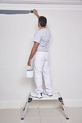ProDec White Cotton Drill Painter's Trousers Work Pants Men Women 34 Waist 31 view 3