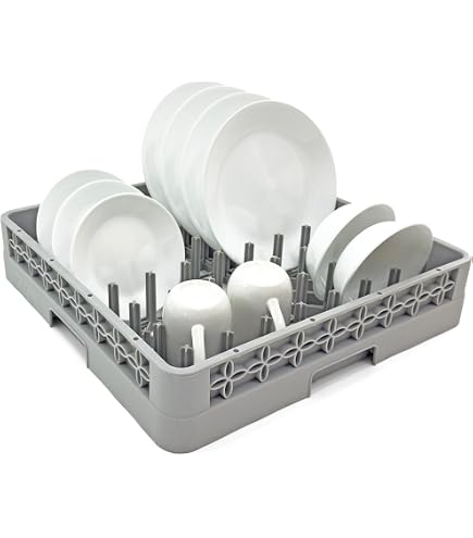 Amazon.com: Cambro CDR2020151 Soft Gray Camdolly Dish/Glass Rack