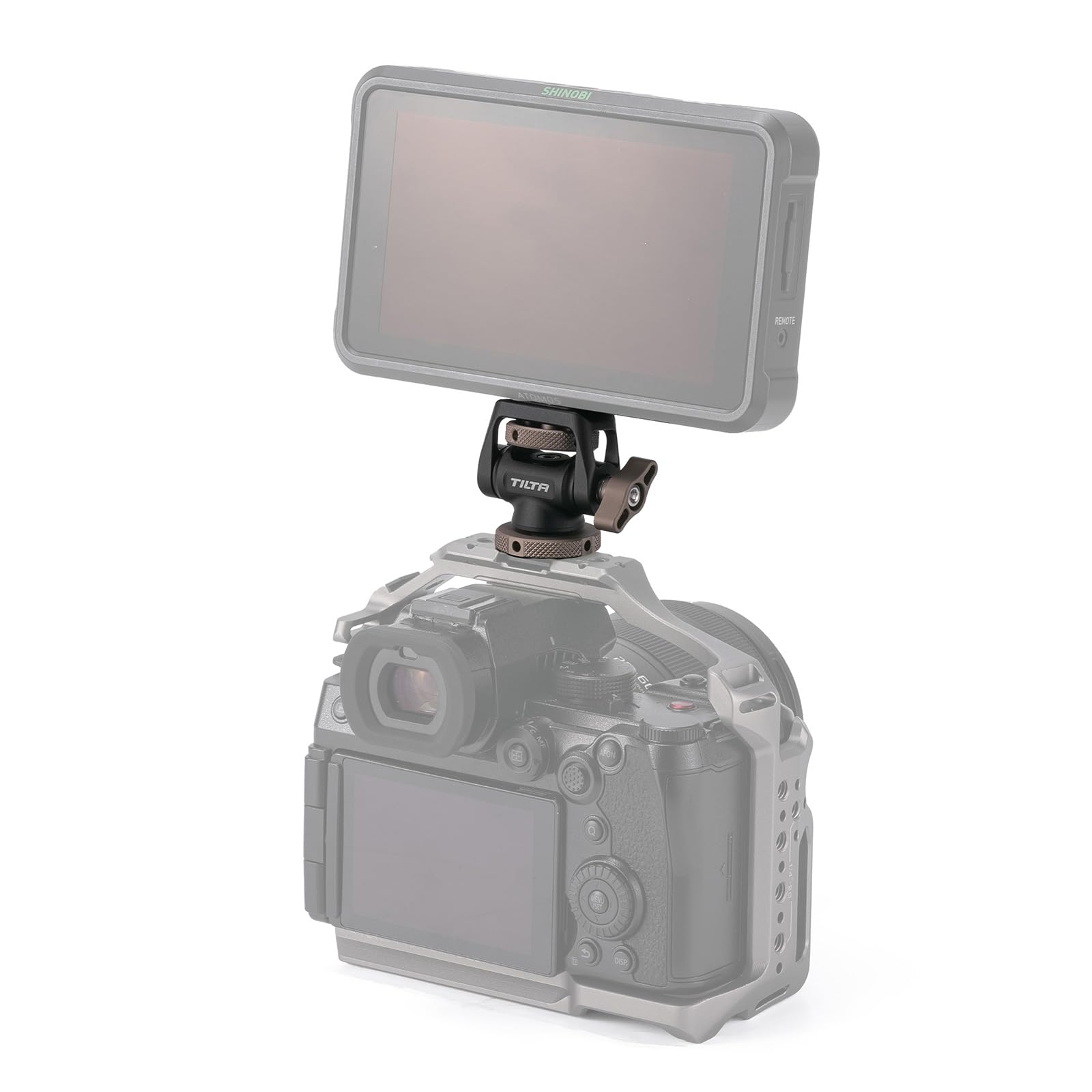 Tilta Accessory Mounting Bracket 1/4″-20 with Locating Pins to Cold Shoe - Black TA-AMB4-B