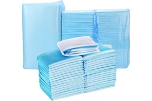Disposable Changing Pad for Baby, 100 Pack Breathable Leak-Proof Diaper Changing Pads Bed Protector Mat Super Absorbent Pee P