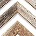 BARNWOODUSA Reclaimed Wood Chevron Arrow, Rustic Wall Mount Decor, Weathered Gray Decorations