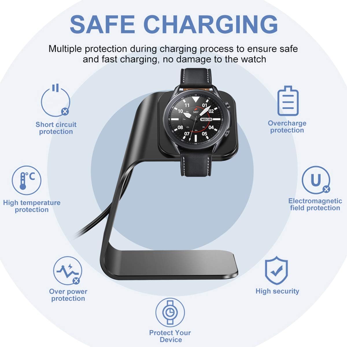CAVN Charger Compatible with Samsung Galaxy Watch 4/Watch 4 Classic