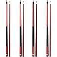 GSE Games & Sports Expert 58" 2-Piece Fiberglass Graphite Composite Billiard Pool Cue Sticks (Several Colors Available, Weight from 18oz, 19oz, 20oz, 21oz)