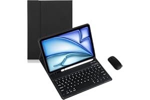 Keyboard Case for Samsung Galaxy Tab A11Plus / A11+ 2025 11-inch Tablet, with Stand and Detachable Bluetooth Keyboard Cover, 