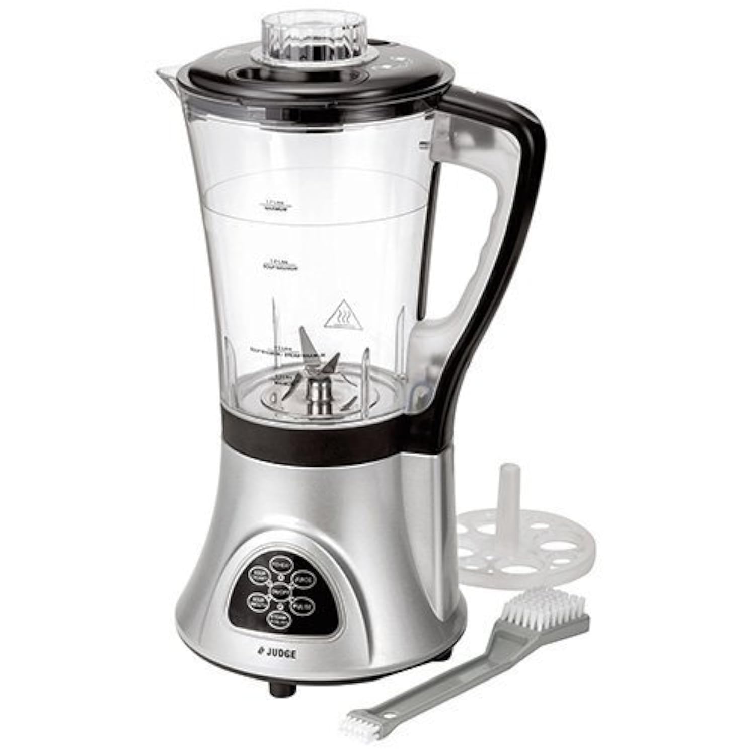 Judge Soup Maker with Egg Cooker Attachment, 1.7L Jug Capacity, Stainless Steel Blades 300W Motor 800W Heater Gift Boxed