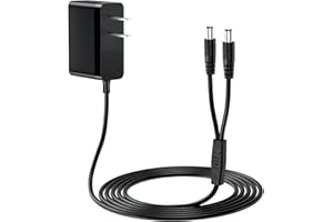 Lnauy for Mini Educator Charger Dual Lead Charger Compatible with Educator 300, 400 Series and BP-504 Barkless Training E Collar Remote Dog Training Collar Replacement Power Supply Adapter Cord