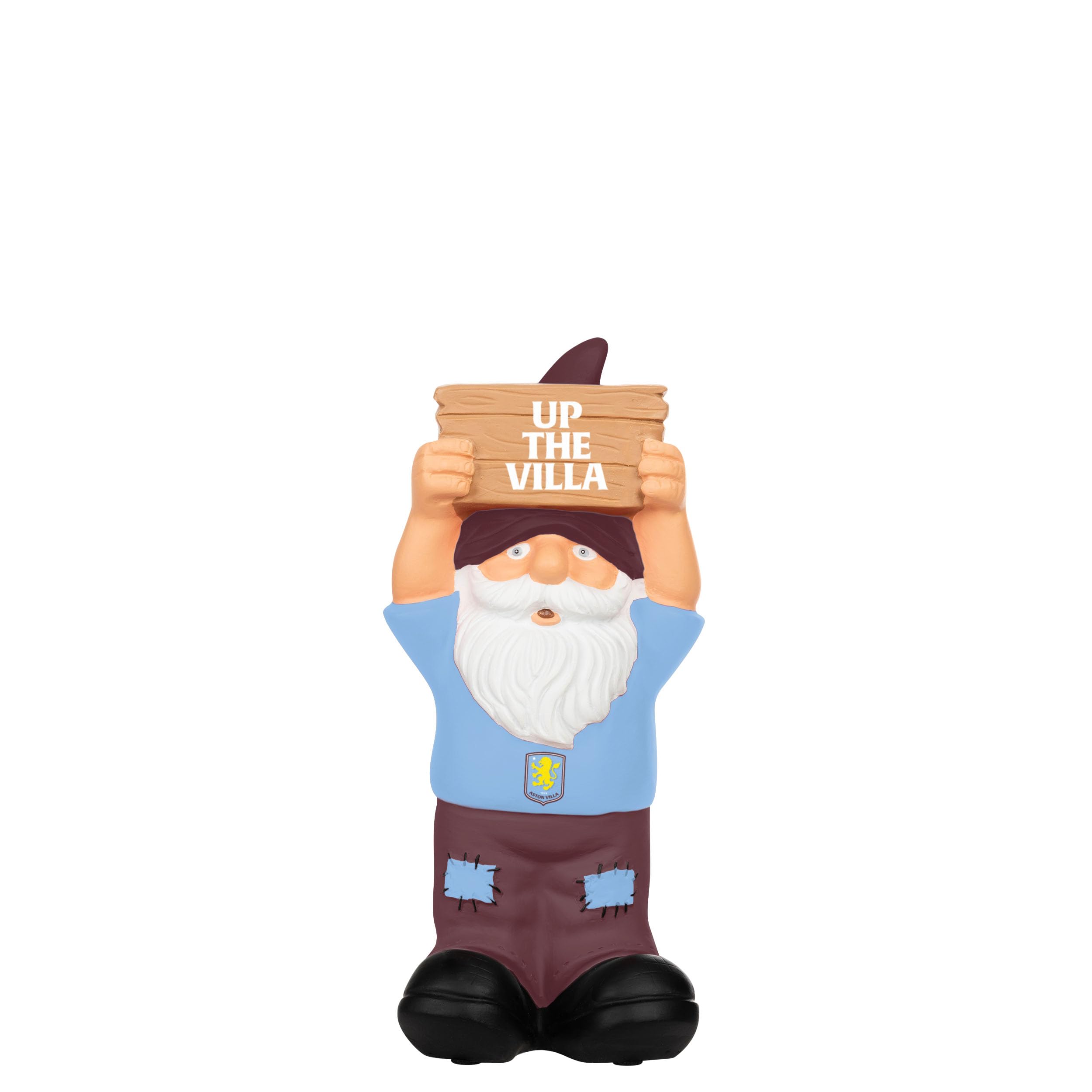 FOCO Officially Licensed Aston Villa FC Slogan Sign Gnome
