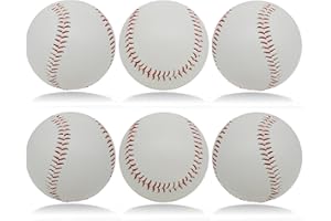 GKYMYZ 6pcs Practice Baseball, for catching, Throwing and Hitting Beginners Training Practice Baseball
