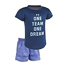 Under Armour Baby Girls' Lumos Tee and Shorts 2