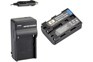 DSTE® NP-FM50 Battery + DC01 Travel and Car Charger Adapter for Sony CCD-FRV DCR-PC DCR-TRV DCR-DVD DSR-PDX GV HVL Series Cam