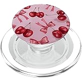 Cute Pink Cherry PopSockets PopGrip for MagSafe