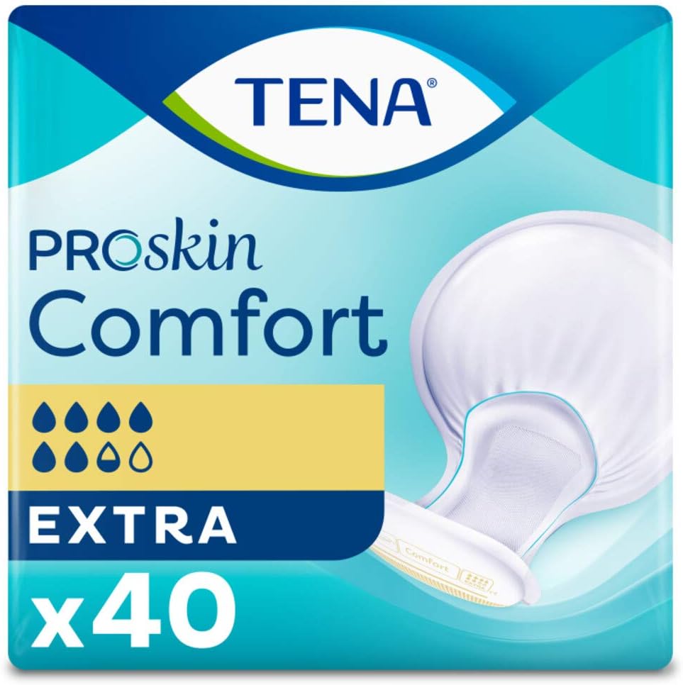 TENA ProSkin Comfort Pads Extra 2 Packs 40 Each