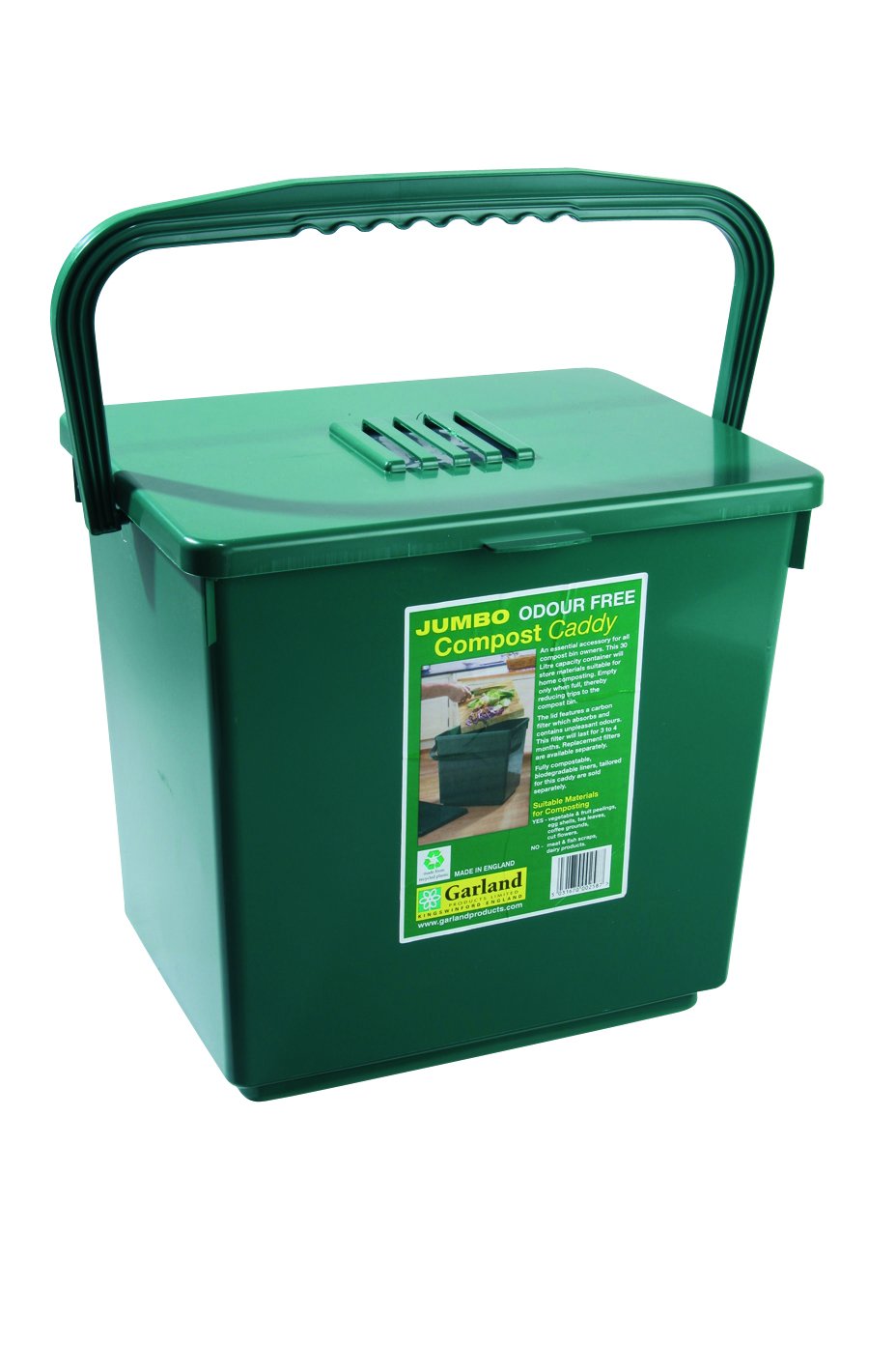 Tierra Garden GP113 Odor-Free Compost Caddy, Large