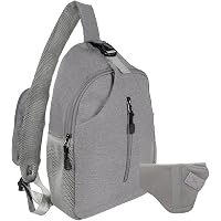 Jessie & James Concealed Carry Sling Backpack - Lightweight Crossbody Bag For Women & Men, Black - View #9