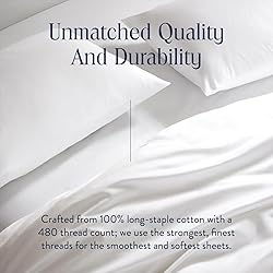 Brooklinen Luxury Sateen 4 Piece Queen Size Sheets