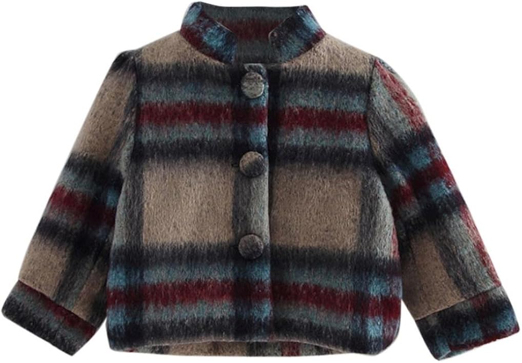 baby plaid jacket