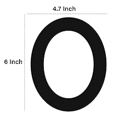 6 Inch House Numbers, Self-adhesive Mailbox Numbers