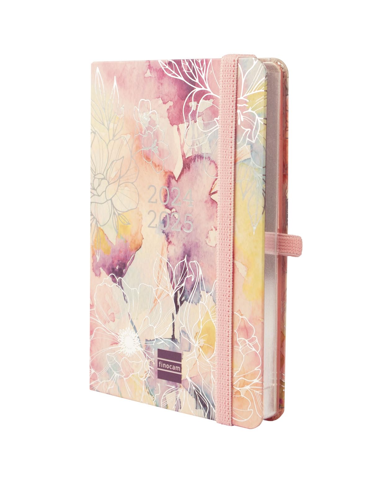 Finocam – Minimal 2024-2025 18-Month Diary Horizontal Week View July 2024 – December 2025 (18 Months) Pretty International