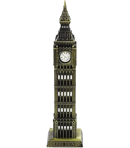 ロンドンLondon BigBen置物 Amazon.com: ZOVIE London Big Ben Real Clock Tower Statue (brone