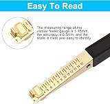 AOROPS Door Gap Measuring Tool 1-15mm Vernier Feeler Gauge 0.5mm 0.2mm view 5