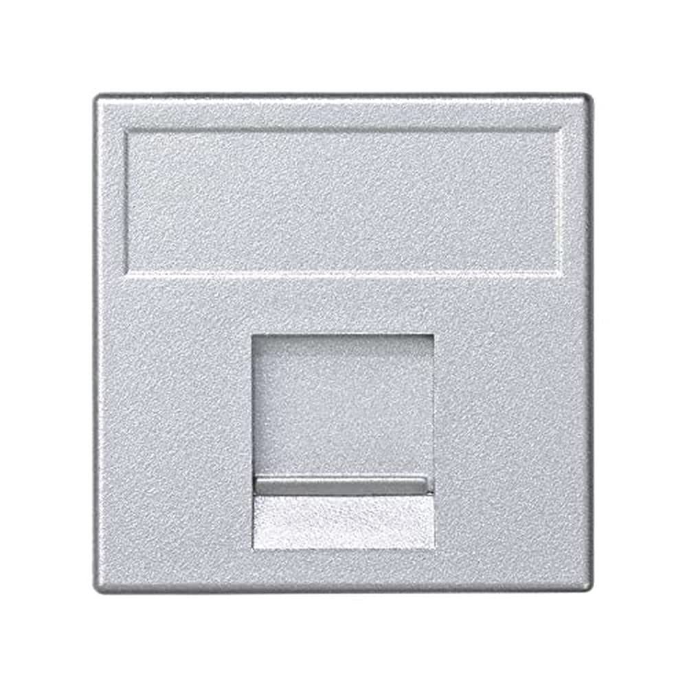 Simon K76/8 – Plate K45 V & D Flat with Dust for 1 Connector Amp®, Brand Rex®, Systimax® (Avaya®), Krone® or beldencdt® (Replaces The Ref. K63/.. K64/../K67..)