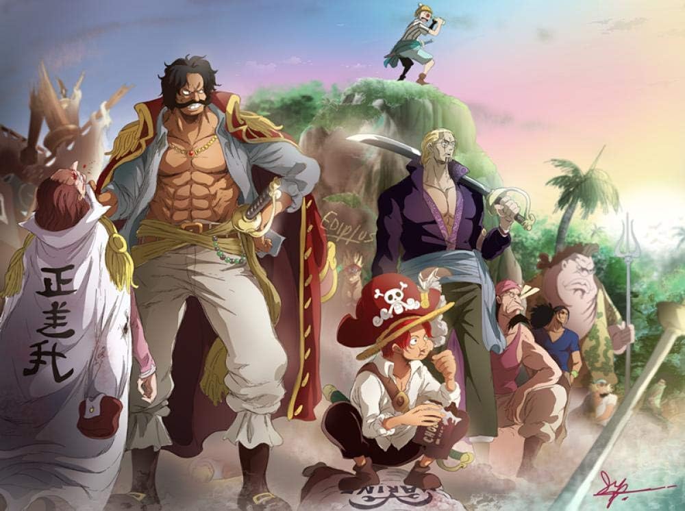 gusbyy jigsaw puzzles for grown ups 1000 piece for children for adults toy Wooden Game One Piece Luffy Anime Boy and girl birthday gifts