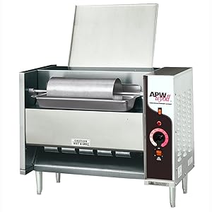 APW Wyott M-95-2 865 Bun Halves (Per Hour) Capacity Electric Countertop Bun Grill Conveyor Toaster