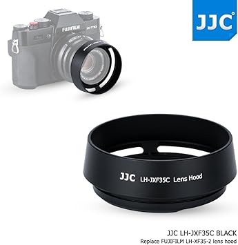 Amazon Com Jjc Black Bayonet Round Metal Lens Hood For Fujifilm