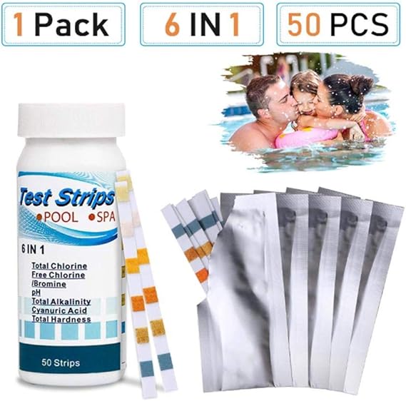 Haodene PH Test Strips Pool 100 Pieces / 50 Pieces Swimming Pool Test
