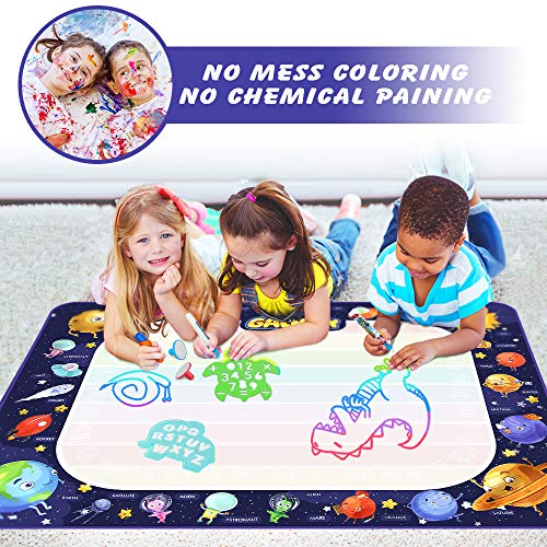 image for Growsland Water Drawing Mat Kids Toys - Aqua Magic Doodle Mat Mess Fre