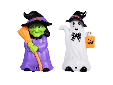 Sister Novelties Witch And Ghost Motion Activated Light And Sound