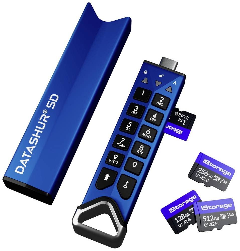 iStorage datAshur SD I Encrypted USB Flash Drive with Removable iStorage microSD Cards (Sold Separately) I Password Protected I Secure Collaboration I FIPS Compliant — image 1