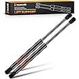 Dukuge 20 inch 200lb/890N Gas Struts, 20" 200 Pounds Gas Spring Shocks Lift Support Hydraulic Arms for Heavy Duty RV Bed Murphy Bed Piston Replacement Truck Bed Cover (Super Strong), Set of 2