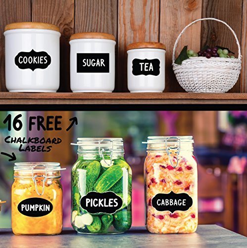 Chalk Markers by Vaci, Pack of 10 + Drawing Stencils + 16 Labels, Premium Liquid Chalkboard Neon Pens, Including Gold, Silver and Extra White Ink, Bullet or Chisel Reversible Tips