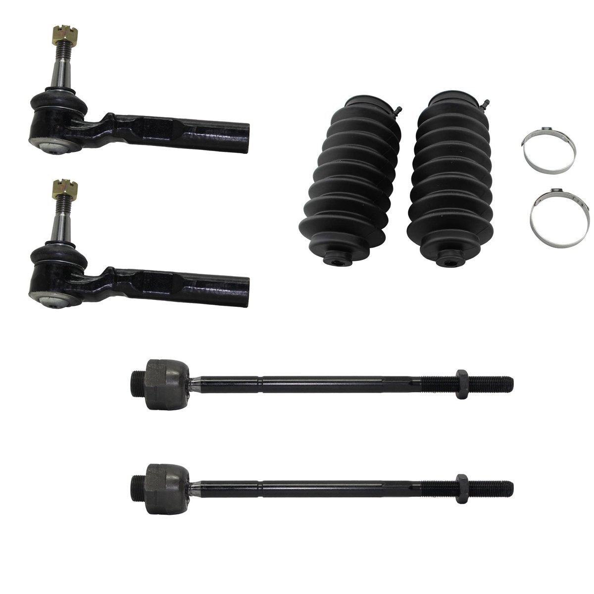 Buy Detroit Axle 2WD Front Inner and Outer Tie Rods w/Boots